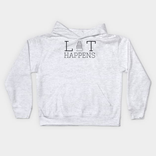 Lit Happens Kids Hoodie by FandomJunction